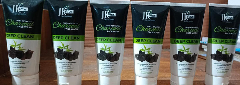 JK Plus Deep Clean Charcoal Face Wash – Purify Your Skin Naturally